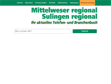 Tablet Screenshot of mittelweser-regional.de